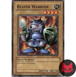 Yugioh Beaver Warrior SDY-005 Common NM - Image 1