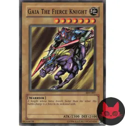 Yugioh Gaia The Fierce Knight SDY-007 Common LP - Image 1