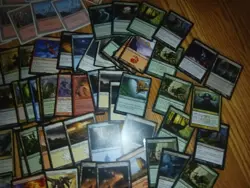 Vintage/Modern Magic The Gathering Cards Lot Of 140+ With Holos - Image 5