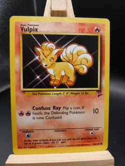 Pokemon Common Card : Vulpix 99/130 (Base Set 2) - Image 1