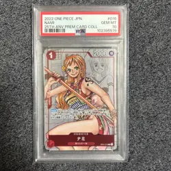 PSA10 Nami 25th Anniversary Promo OP05-016 2022 2023 3Set One Piece card - Image 2