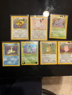Pokemon Vintage Holo Lot 1999 WOTC 7 Cards - Image 1
