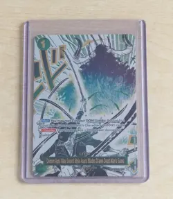Demon Aura Nine Sword Style OP12-037 R One Piece Card English - Image 4