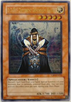 D.D.M. - Different Dimension Master - CRV-EN032 - Ultimate RARE YuGiOh TCG Card - Image 1