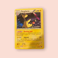 Ampharos 40/114 - XY Steam Siege - Holo Rare Pokemon Card - NM - Image 1