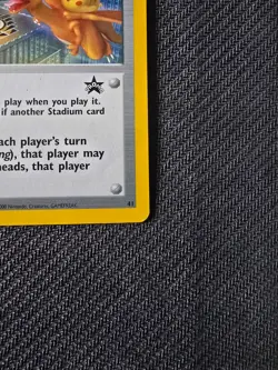 Lucky Stadium #41 Trainer Card Non Holo Black Star Promo LP Condition - Image 5