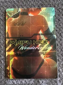 Custom Trading Card A2 Nier Automata Goddess Waifu Anime Girl Holo Foil - Image 2