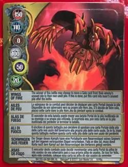Bakugan Wings of Fire - Gate Card - EU International Multi Language - BA1335 - Image 1