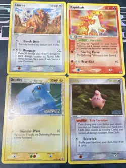 Vintage Pokemon Holo Lot (4) - EX Era 2004-2005 - Delta Species, Unseen Forces - Image 1