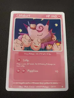 Pokepu Season 2 Clifaburt Clefable Pokemon Fan Art Mick Junco Artist - Image 1