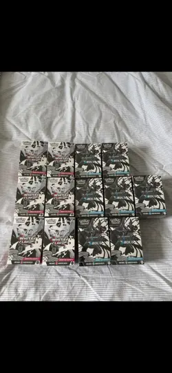 Black Bolt and White Flare Elite Trainer Box ETB - New Sealed Pokemon - Image 1