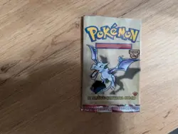 Carte Pokemon buste pack set Fossil Zapdos lapras aerodactyl prima edizione 1 ed - Image 2