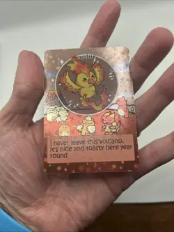 Pokiebubies 1st Edition Fan Art Chef Ken Lee Moltie #61 Moltres V2 Holo Pokemon - Image 4