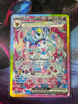 Sylveon EX Sir 156/131 Prismatic Evolutions Special Illustration Pokemon TCG NM - Image 1