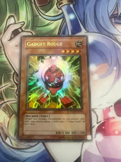 RED GADGET FRENCH GOLD RARE HL07-EN004 FR004 LIGHT PLAY YUGIOH - Image 1