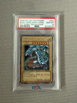 Yu-Gi-Oh! Blue-Eyes White Dragon SECRET PRISMATIC RARE PCK-001 PSA 10 - Image 1