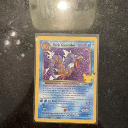 Pokemon Dark Gyarados TCG 8/82 Team Rocket Non-Holo Card WOTC, celebrations - Image 1
