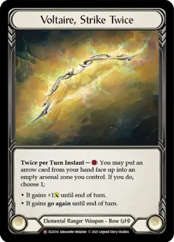 FAB Voltaire, Strike Twice - Tales of Aria (Unlimited) Card # 034 - Image 1