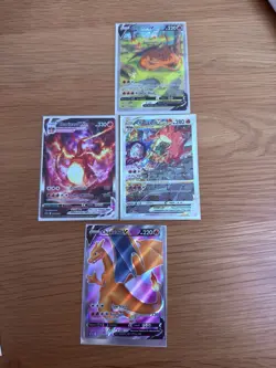 Pokemon Charizard Black Star Promo Lot Of 4 Cards - Image 1