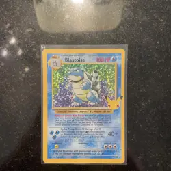 Pokemon TCG Blastoise Holo Rare Card 2/102 Celebrations 25th Anniversary Edition - Image 1