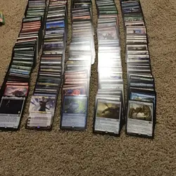 Magic the Gathering MTG Vtg Lot 350 Cards Estate As Found Not Searched See Photo - Image 1