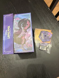 Disney Lorcana: Ursula's Return - Illumineer's Trove Box with Extras *No Packs* - Image 1