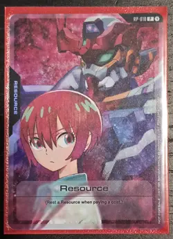 Gundam Card Game - Resource Machu Promo Card FOIL RP-010 English TCG - Gquuuuuux - Image 1