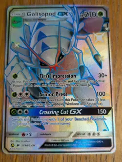 Golisopod GX SV48/SV94 Hidden Fates Holo Full Art Pokemon Card - Image 1