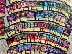 Disney Lorcana Aladdin Theme Lot 2 Legendaries 28 rares 13 super rares 154 cards - Image 3