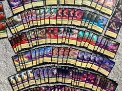 Disney Lorcana Aladdin Theme Lot 2 Legendaries 28 rares 13 super rares 154 cards - Image 4