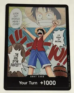 2022 One Piece - Don!! Alt Art Luffy Romance Dawn English OP01 Foil Cards (2x) - Image 3