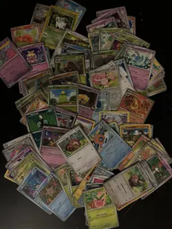 Lot Of 100 Cute Pokemon Cards Only Bulk/Holo NM - Image 1