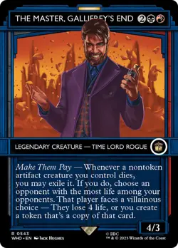 MTG The Master, Gallifrey's End Showcase - Doctor Who Commander #543 - Image 1