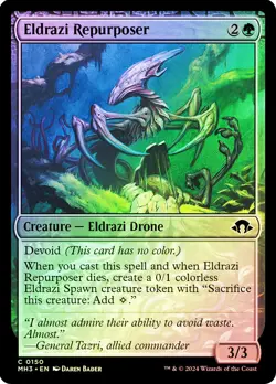 MTG FOIL Eldrazi Repurposer - Modern Horizons 3 #150 - Image 1