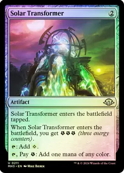 MTG FOIL Solar Transformer - Modern Horizons 3 #211 - Image 1