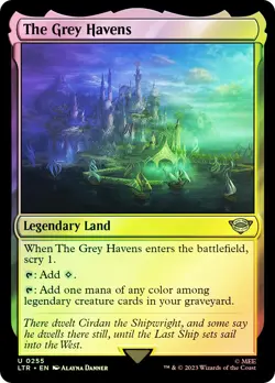 MTG FOIL The Grey Havens - The Lord of the Rings #255 - Image 1