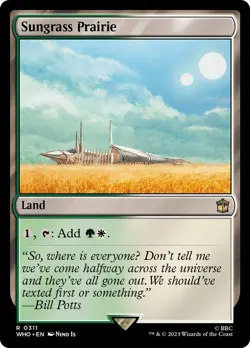 MTG Sungrass Prairie - Doctor Who Commander #311 - Image 1