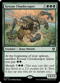 MTG Krosan Cloudscraper - Murders at Karlov Manor Commander #175 - Image 1