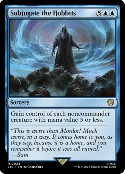 MTG Subjugate the Hobbits - The Lord of the Rings Commander #024 - Image 1
