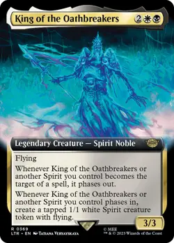MTG King of the Oathbreakers Extended Art - The Lord of the Rings #369 - Image 1