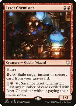 MTG Izzet Chemister - Adventures in the Forgotten Realms Commander #130 - Image 1