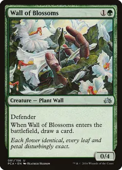 MTG Wall of Blossoms - Planechase Anthology #81 - Image 1