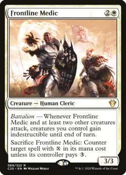 MTG Frontline Medic - Commander 2020 #089 - Image 1