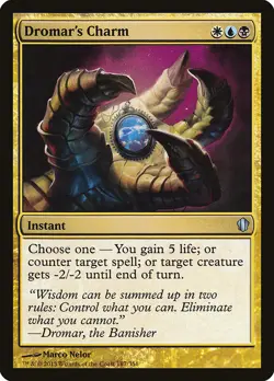 MTG Dromar's Charm - Commander 2013 #187 - Image 1