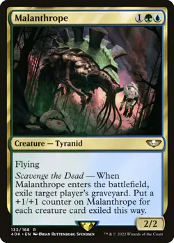 MTG Malanthrope - Warhammer 40,000 Commander #132 - Image 1