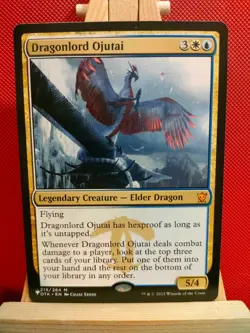 Dragonlord Ojutai - The List - Dragons of Tarkir - Mythic - NM - MTG - Image 1