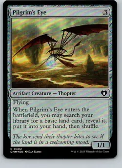 Pilgrim's Eye - CMM - FOIL - 402 - MTG - Image 1