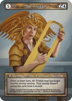 Sir Tristan (Foil) Unique Arthurian Legends NM - Image 1