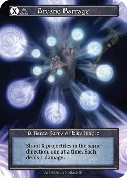 Arcane Barrage (Foil) Elite Arthurian Legends NM - Image 1