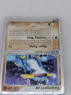 Swampert EX Team Magma vs Team Aqua Holo Ultra Foil Rare Pokemon TCG Nintendo MP - Image 4